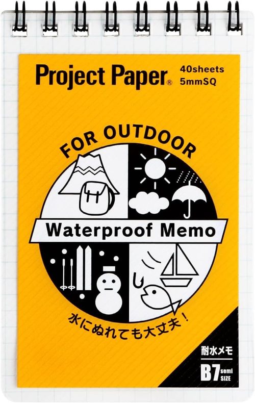 日本ノート プロジェクトペーパー耐水メモ B7 PWB7