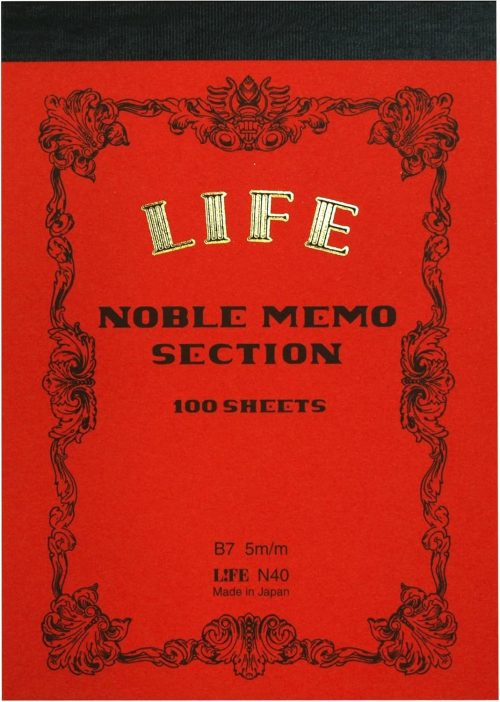 ライフ(LIFE) ノーブル メモ B7 方眼 N40