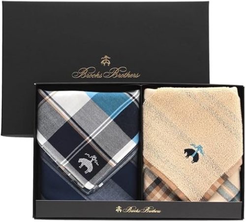 ブルックスブラザーズ(Brooks Brothers) メンズ プリントハンカチ&タオル