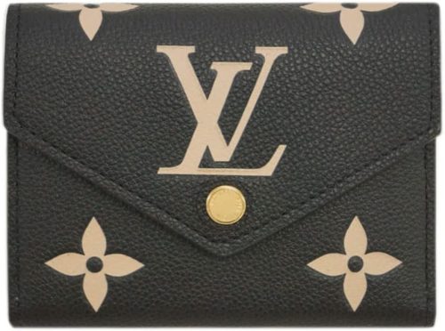 ルイ・ヴィトン(LOUIS VUITTON) ポルトフォイユ・ヴィクトリーヌ バイカラー モノグラム・アンプラント レザー