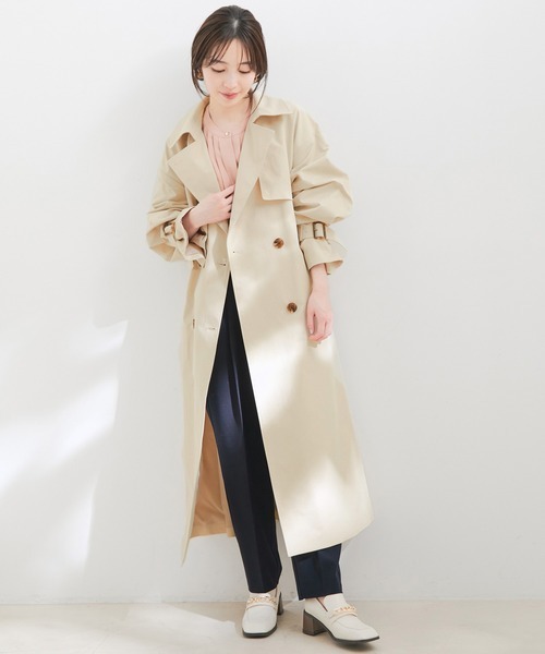 ビス(VIS) 撥水・花粉ガード オーバーサイズトレンチコート
