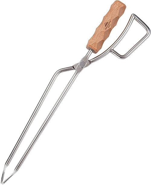 キャンピングムーン(CAMPING MOON) 焚き火用 薪ばさみ MS-42