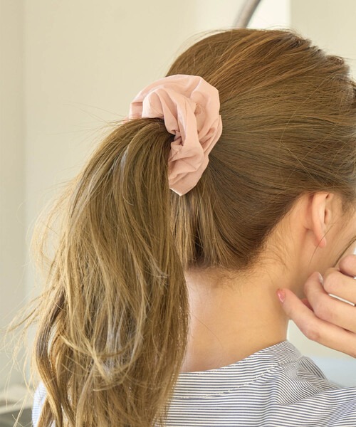 ロペピクニック(ROPE' PICNIC) メタルチャーム付きカラーボリュームシュシュ