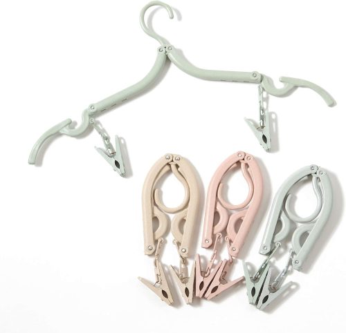 ロジック(Logic) 折りたたみハンガー 4色セット 4個入り