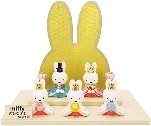 吉徳 ミッフィー 磁器五人飾り