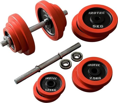 アイロテック(IROTEC) ラバーダンベル 40kg