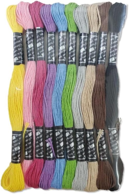 クロバー(Clover) おすすめカラーの刺しゅう糸 10色セット 25番