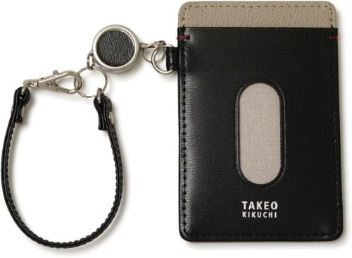 タケオキクチ(TAKEO KIKUCHI) パスケース リール付き