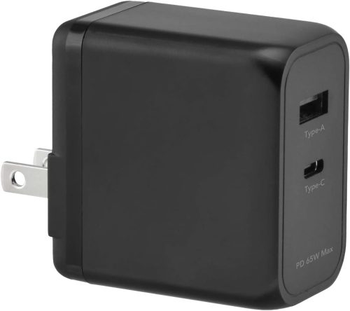 グリーンハウス(GREEN HOUSE) USB-AC充電器 2ポート 65W GH-ACU2GD