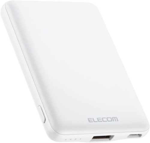 エレコム(ELECOM) 薄型コンパクトモバイルバッテリー 5000mAh DE-C37-5000