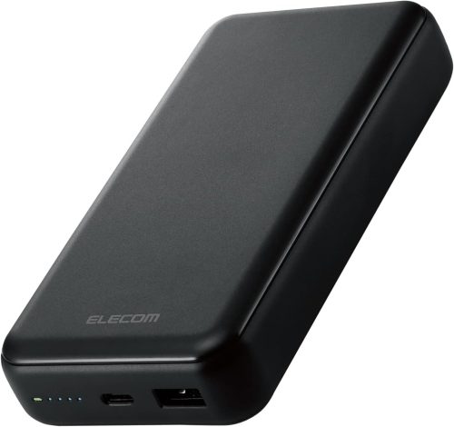 エレコム(ELECOM) C+A 20W モバイルバッテリー 20000mAh DE-C34-20000
