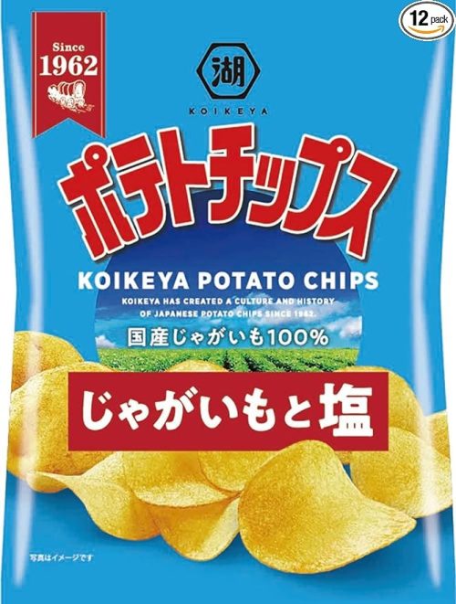 湖池屋 ポテトチップス じゃがいもと塩