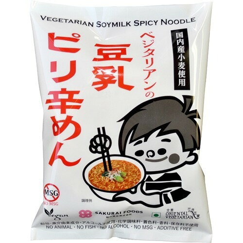 桜井食品 ベジタリアンの豆乳ピリ辛めん