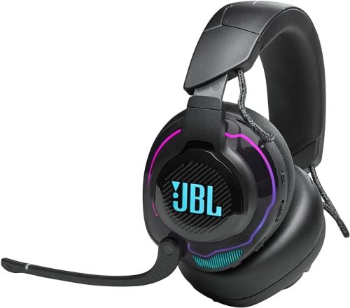 ジェイビーエル(JBL) ヘッドトラッキング&ノイズキャンセリング機能搭載ワイヤレスオーバーイヤーゲーミングヘッドセット Quantum 910