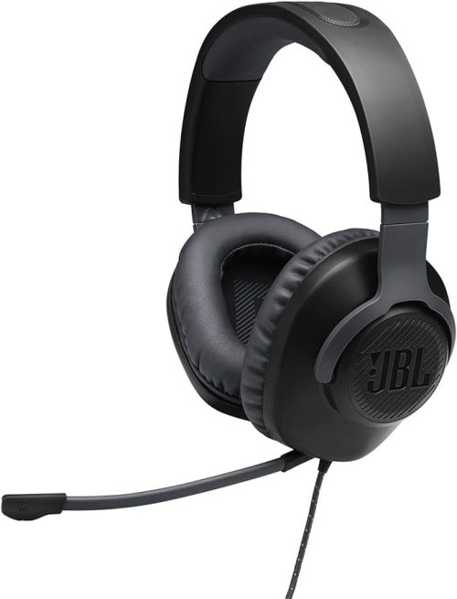 ジェイビーエル(JBL) 着脱可能マイク付オーバーイヤーゲーミングヘッドセット Quantum 100