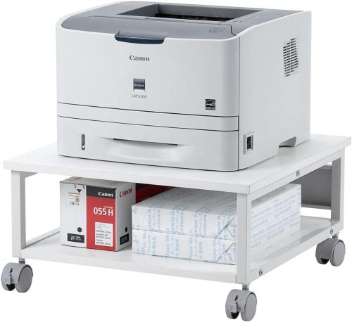 イーサプライ プリンター台 2段 キャスター付き EEX-PTS07