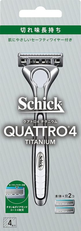 シック(Schick) クアトロ4 チタニウム ホルダー