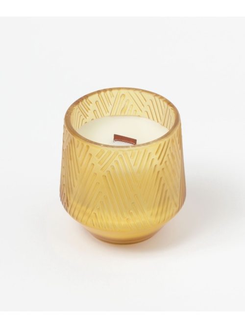 ラコレ(LAKOLE) 木芯ガラスキャンドル 156537