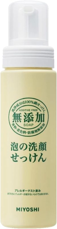 MIYOSHI無添加 泡の洗顔せっけん