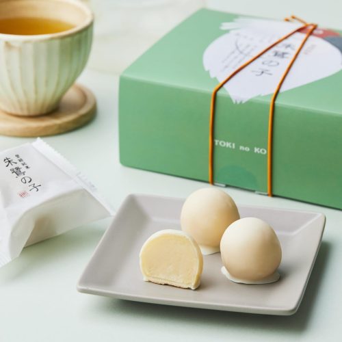 にいがた匠の杜 朱鷺の子 黄身餡