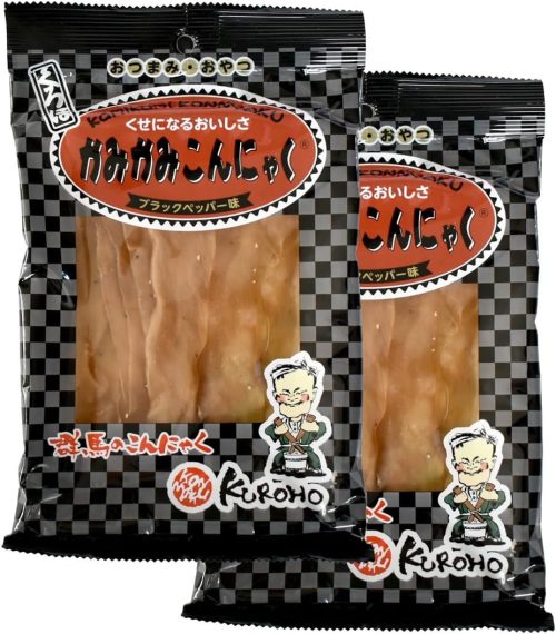 北毛久呂保 かみかみこんにゃく ブラックペッパー味