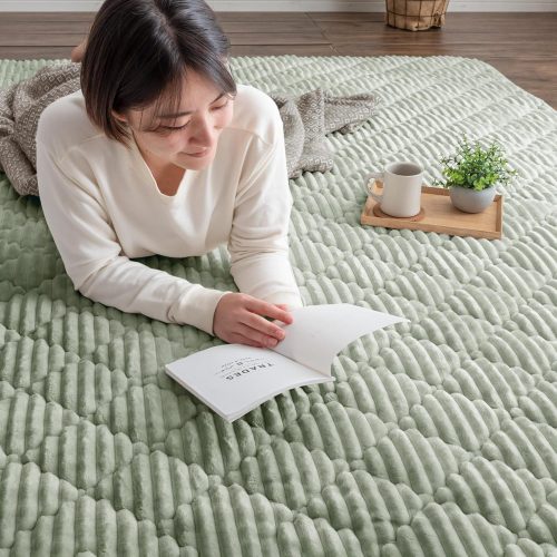 タンスのゲン フランネル キルト ラグマット 61300052