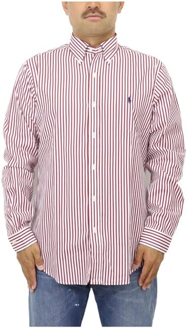 ポロラルフローレン(Polo Ralph Lauren) メンズ クラシックフィット ストライプ 長袖シャツ