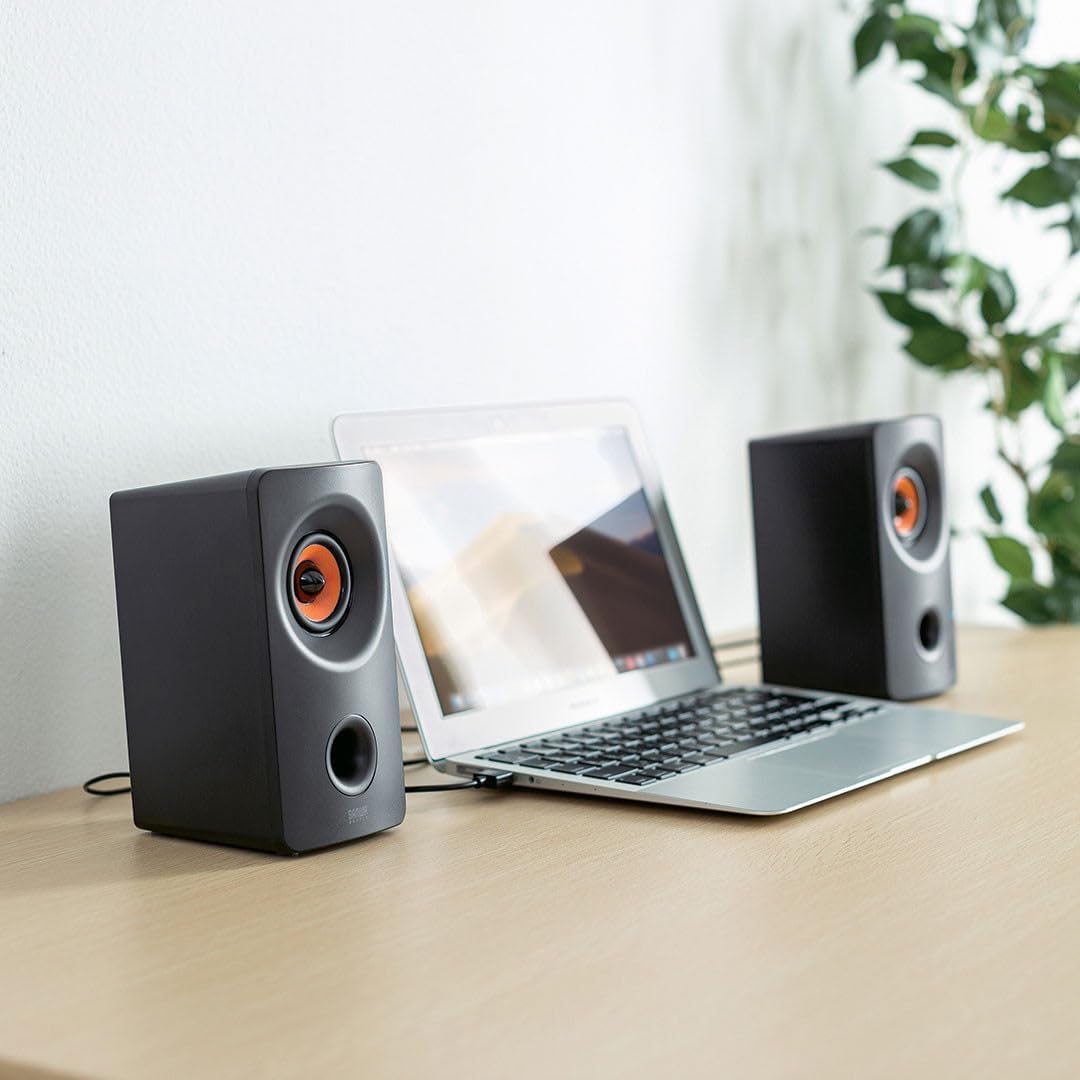 アクティブスピーカー Amazon | オーディオテクニカ アクティブスピーカー AT-SP121 BK