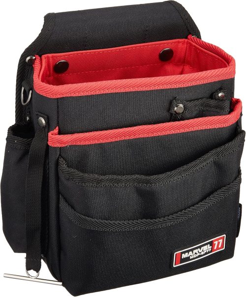 マーベル(MARVEL) 腰袋 ソフトフィット 3段 取り外しポーチ付き MDP-SF77