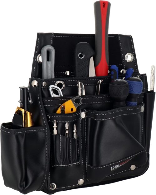 三共コーポレーション DBLTACT 本革卓越 釘袋 2段 墨ツボケース付 DTL-11