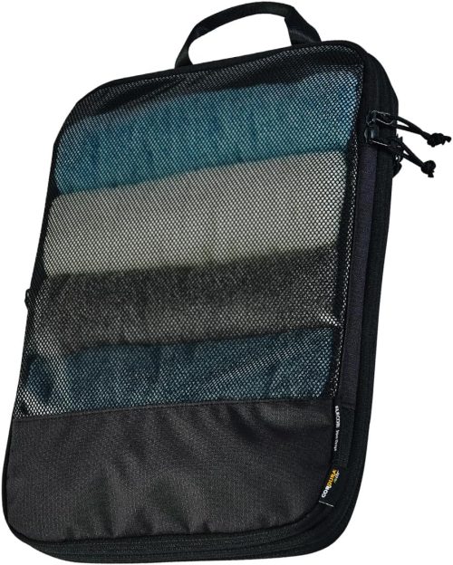 エレコム(ELECOM) 旅行用パッキングキューブ Lサイズ BMA-TRCS01LBK