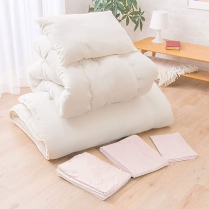 ニトリ(NITORI) カバー付き吸汗ボリューム組布団6点セット 5650997