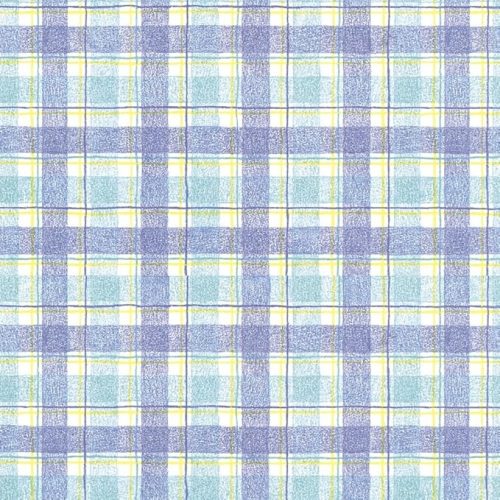 ササガワ(Sasagawa) 包装紙 タータンチェック青 チェック柄 半才判 50枚入 49-1157