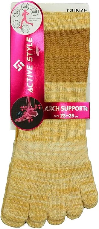 グンゼ(GUNZE) アクティブスタイル アーチサポート付スニーカーソックス