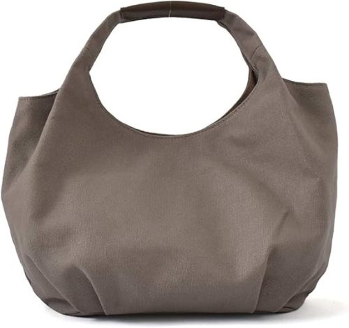 ヴィータフェリーチェ(Vita Felice) 本革×キャンバスバルーントートバッグ