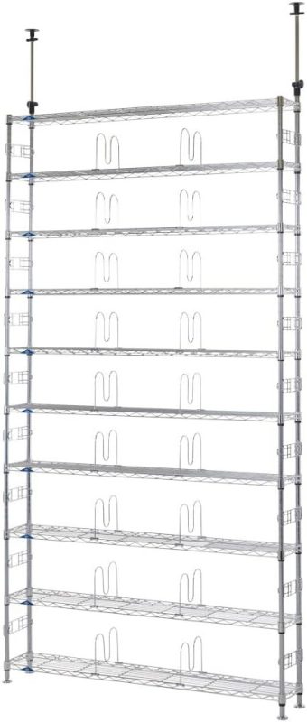 ドウシシャ(DOSHISHA) ルミナスフィール 突っ張りラック スチールラック 幅120cm 10段 MD120-10T