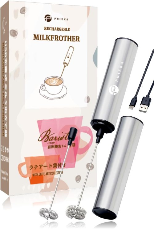ピエカ(PHIEKA) USB充電 ミルクフォーマー PH00_001