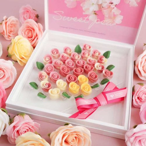 MESSAGE de ROSE BY KARENDO ブーケミニヨン・スイートピー