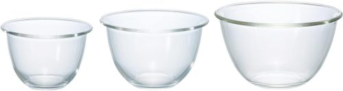 ハリオ(HARIO) 耐熱ガラス製ボウル3個セット MXPN-3704