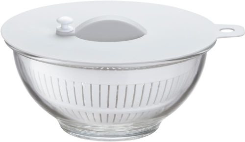 イシガキ産業 耐熱ガラスボウル+PCザル+シリコンフタセット 15cm