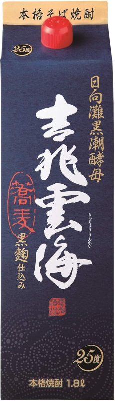 雲海酒造 吉兆雲海 1.8Lパック 25度