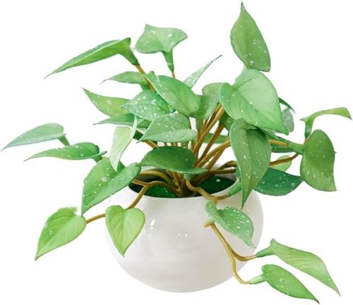 WillingYou フェイクグリーン 卓上 アンスリウムの葉