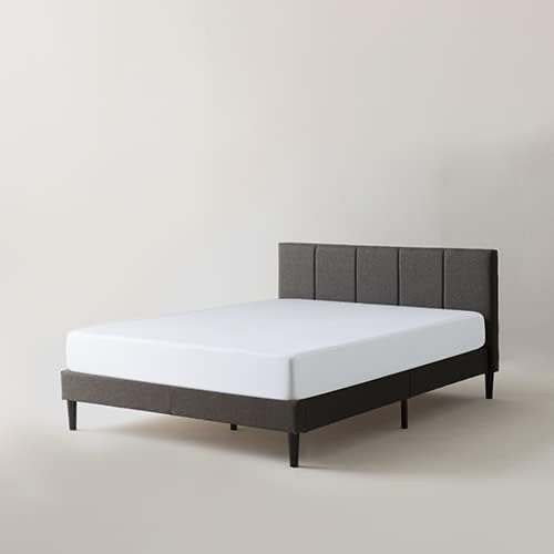 ジヌス(ZINUS) Maddon ベッドフレーム ショートヘッドボード付 ZJ-FPPVGR-12D