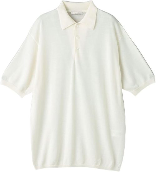 ユナイテッドアローズ(UNITED ARROWS) ウール ハイゲージ ニット ポロシャツ ウォッシャブル