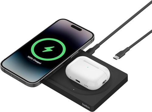 ベルキン(belkin) BoostCharge Pro MagSafe 2-in-1磁気ワイヤレス充電器 WIZ019bt