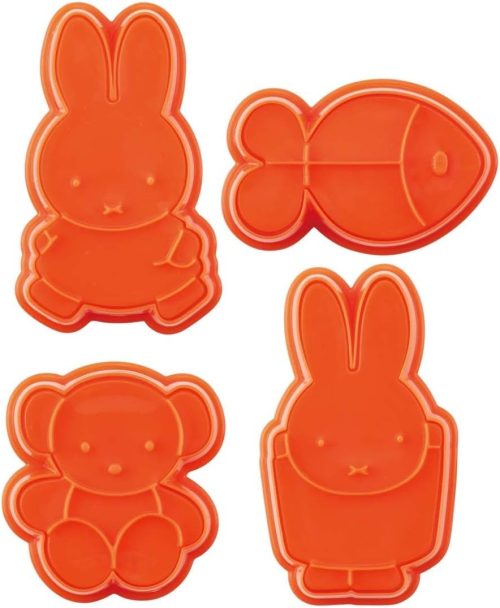 スケーター(Skater) スタンプクッキー型 4個セット ミッフィー 55286-1-CSM1
