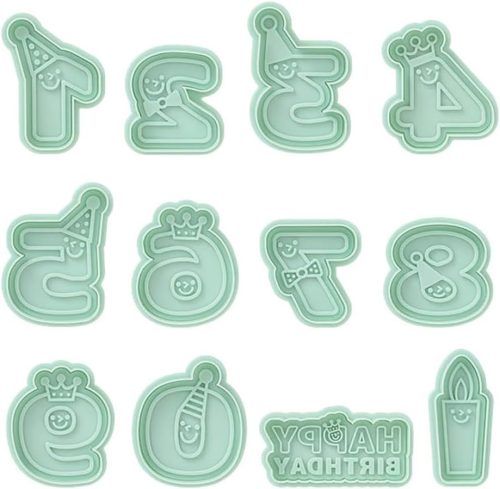 ヘッズ(HEADS) バースデイスタンプクッキーモールド-1 BD-CKM1