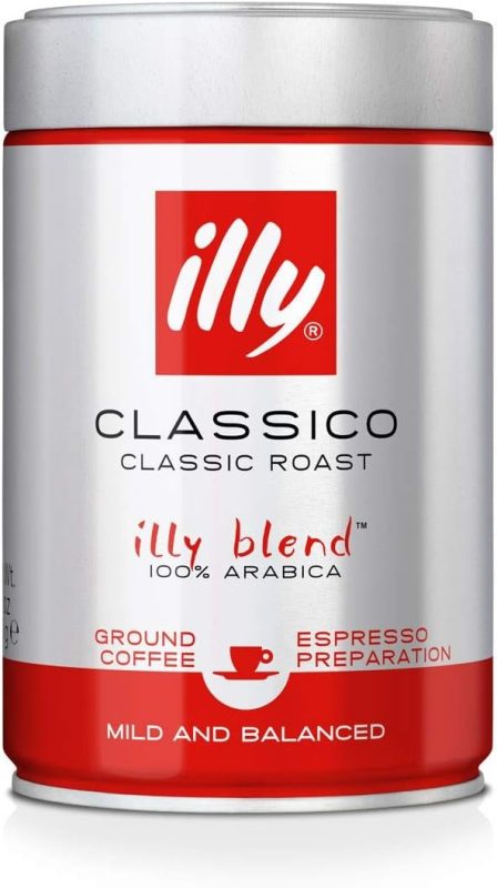 イリー(illy) イリーブレンド エスプレッソ ミディアムロースト クラシコ 粉