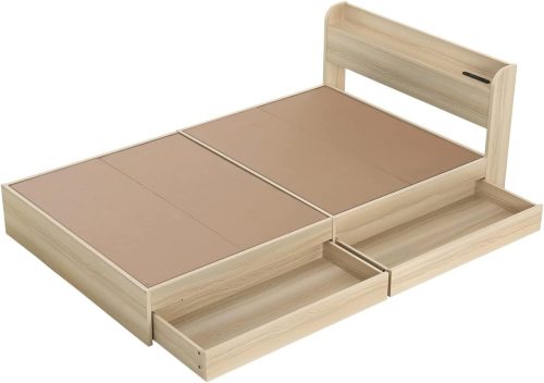 モダンデコ USB+コンセント機能付きベッド ysb04