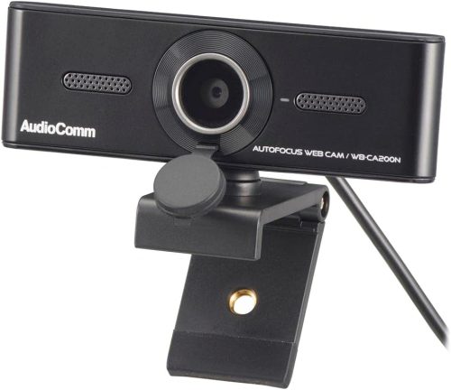 オーム電機(OHM) AudioComm WEBカメラ マイク搭載 WB-CA200N